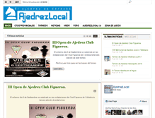Tablet Screenshot of ajedrezlocal.com